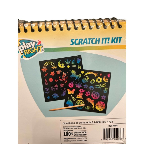 Play Right bundle of 4 Scratch It Kit art crafts - Picture 3 of 4